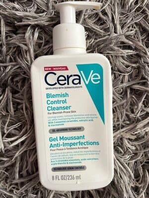 Blemish control cleanser