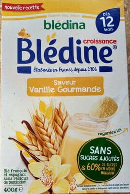 Blédine - saveur vanille gourmande