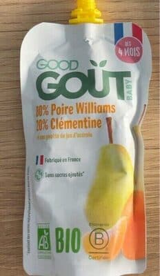 Good gout baby poire williams clementine