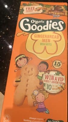 Gingerbread men biscuits