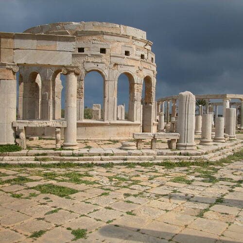 Archaeological Site of Leptis Magna in Libya