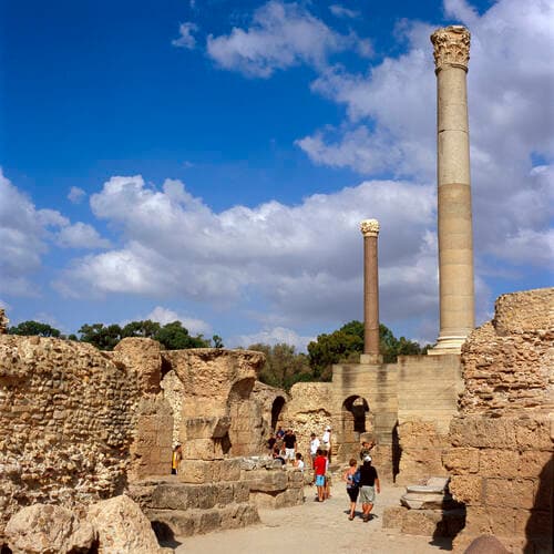 Archaeological Site of Carthage in Tunis, Tunisia